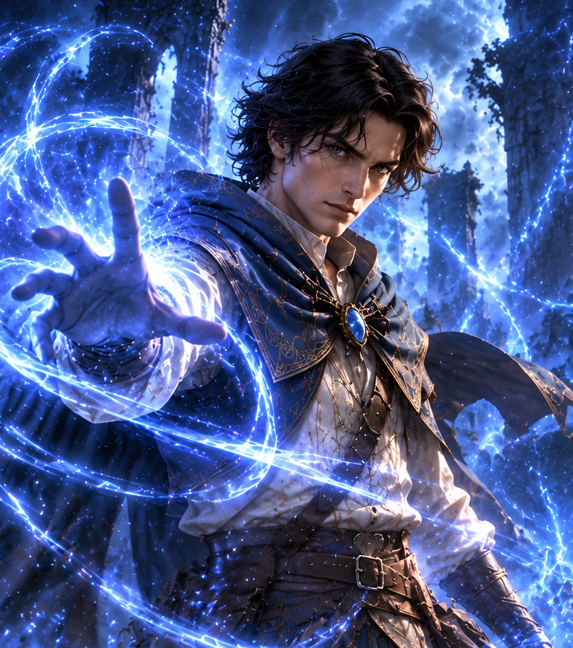 Male apprentice — official character artwork